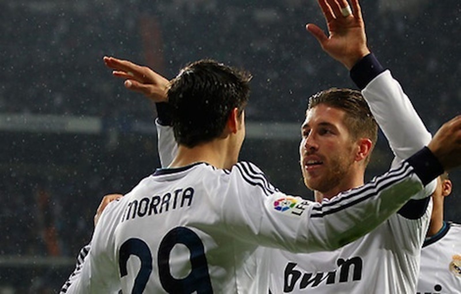 Morata y Ramos goleadores ante el Rayo