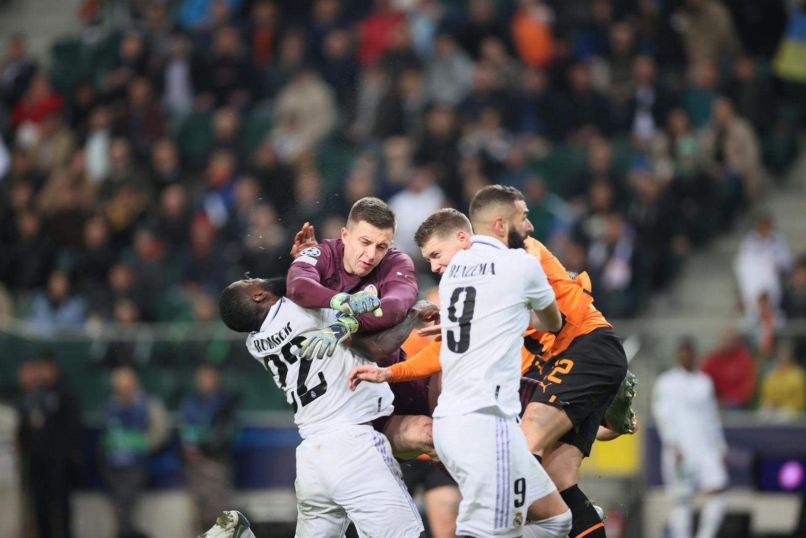Rudiger anota el tanto del empate frente al Shakhtar