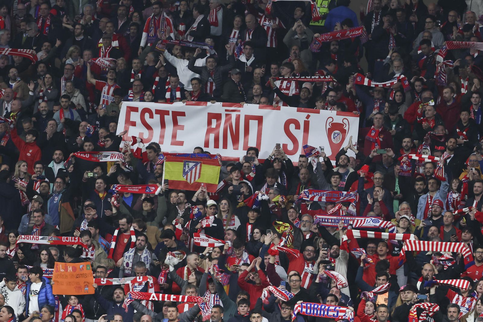 Aficionados del Atlético de Madrid