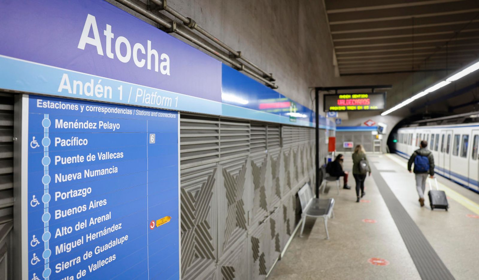 Línea 1 de Metro, estación de Atocha