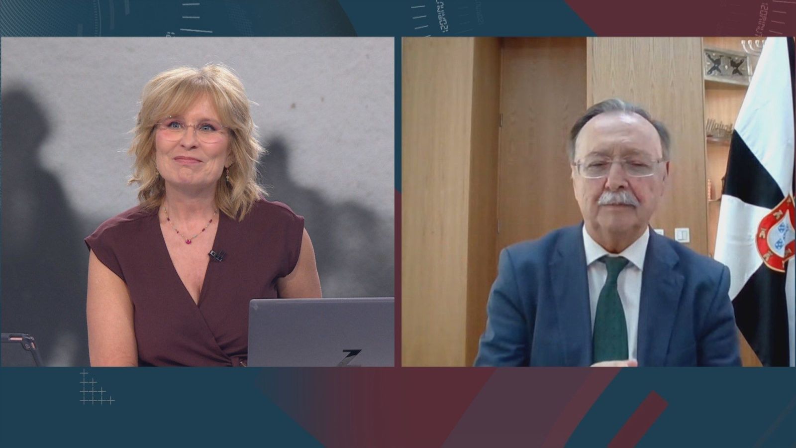 El presidente de Ceuta, Juan Jesús Vivas, en Telemadrid: "Pretenden decirnos que es una crisis migratoria cuando es una crisis existencial"
