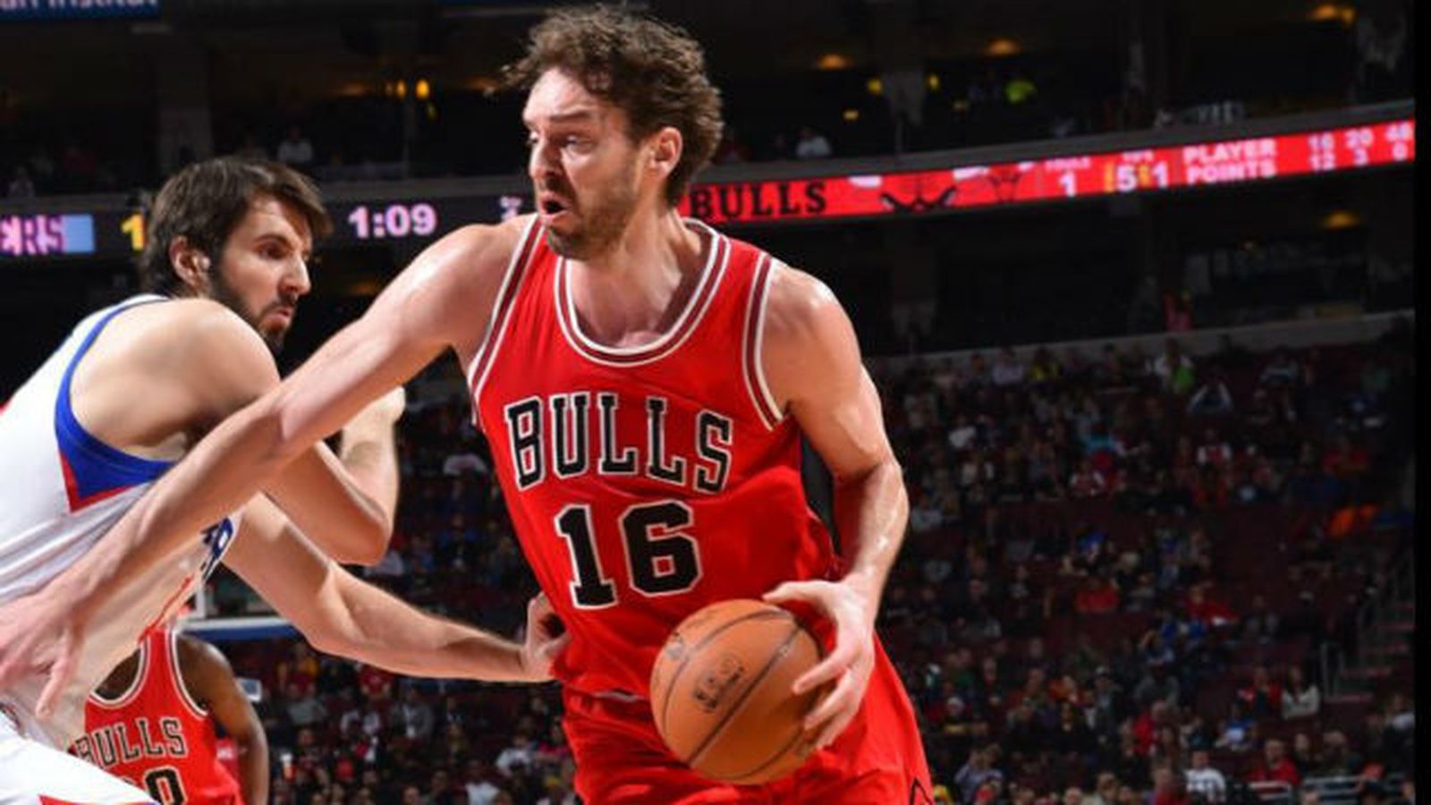Pau Gasol, ante los Sixers