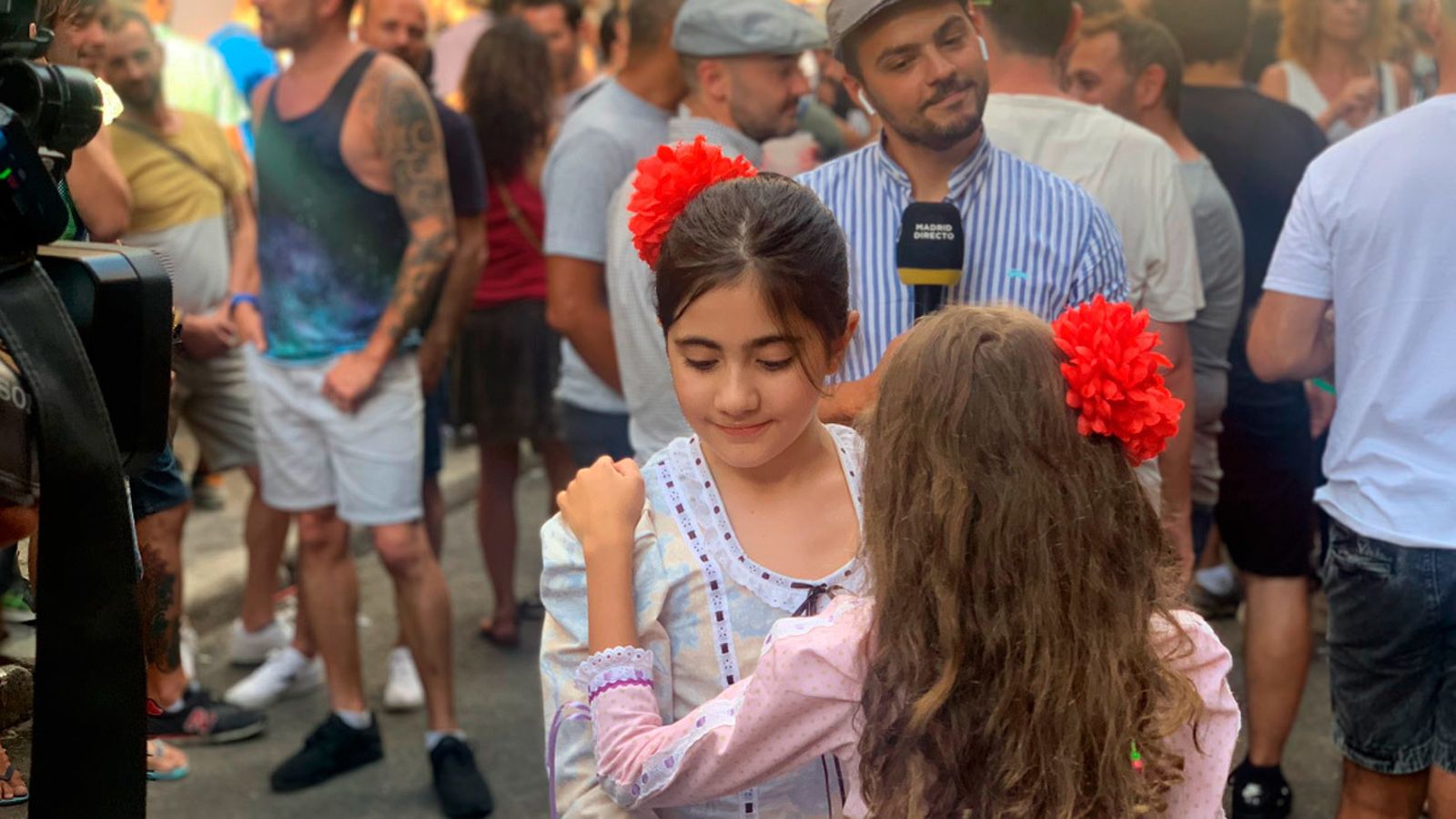 Madrid Directo, como cada año, contando en la calle la Fiesta de La Paloma