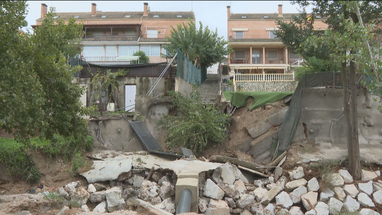 Derrumbe en Arroyomolinos