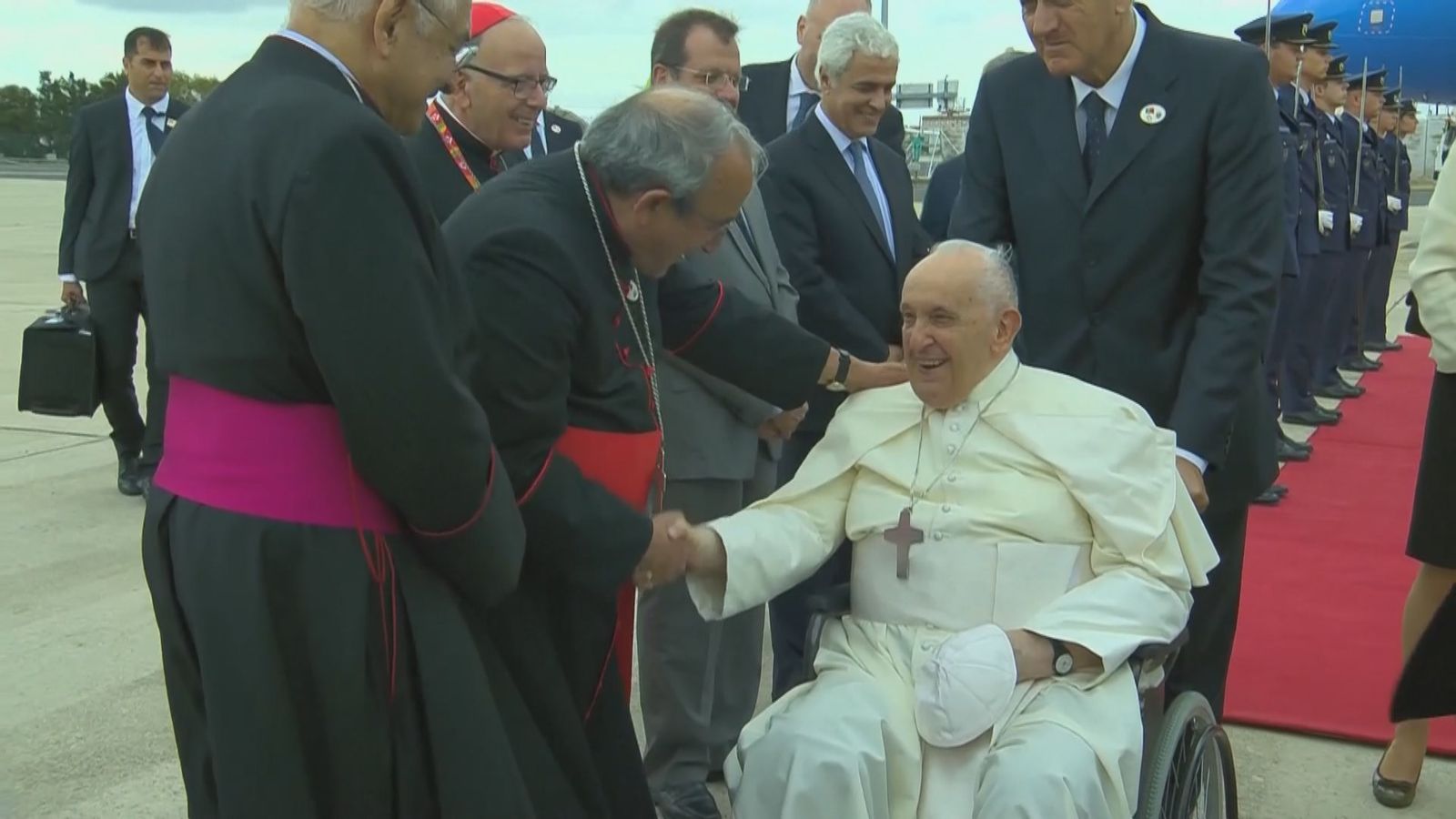El papa Francisco, en Lisboa