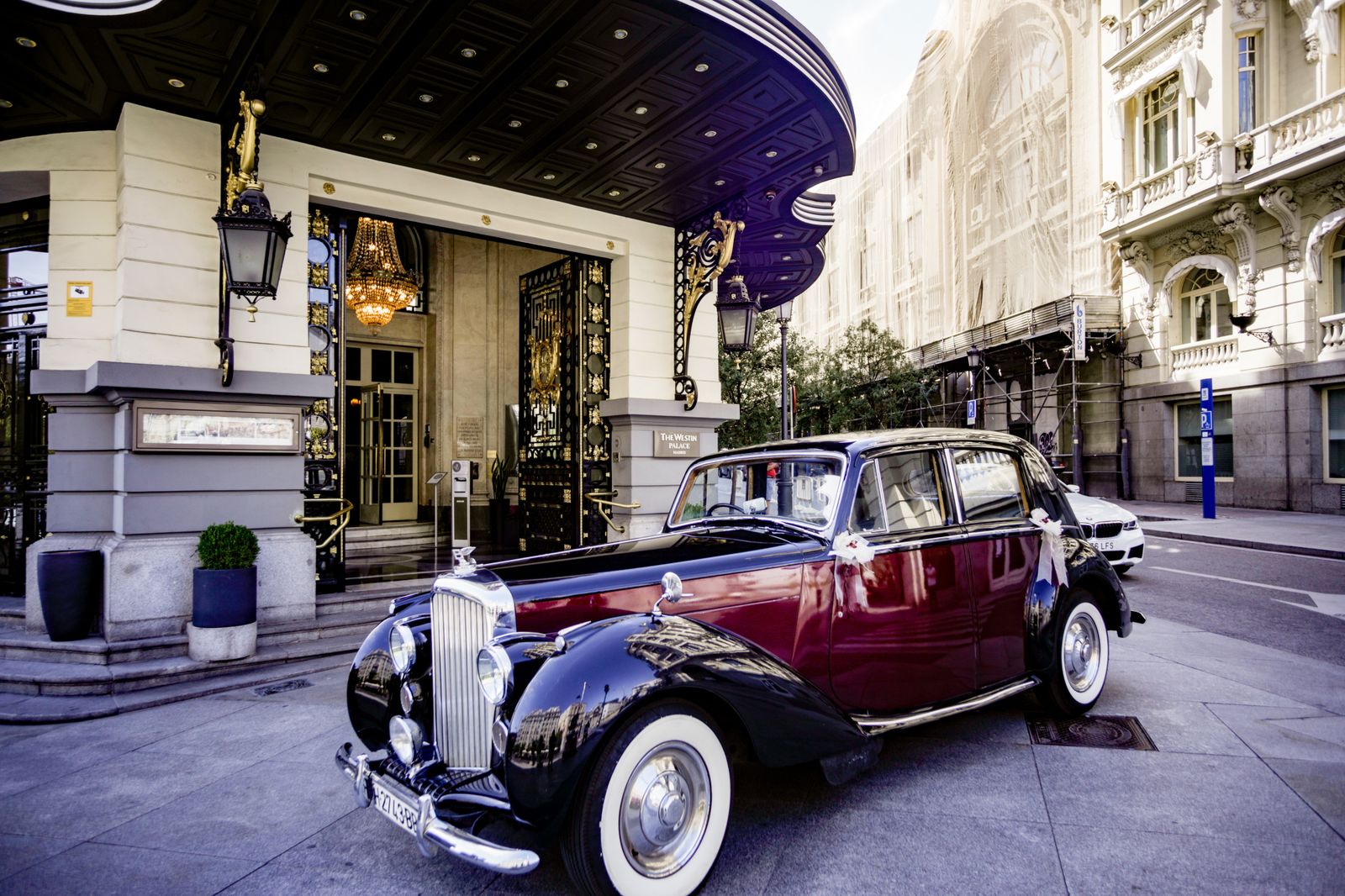 Entrada al hotel Palace, Madrid