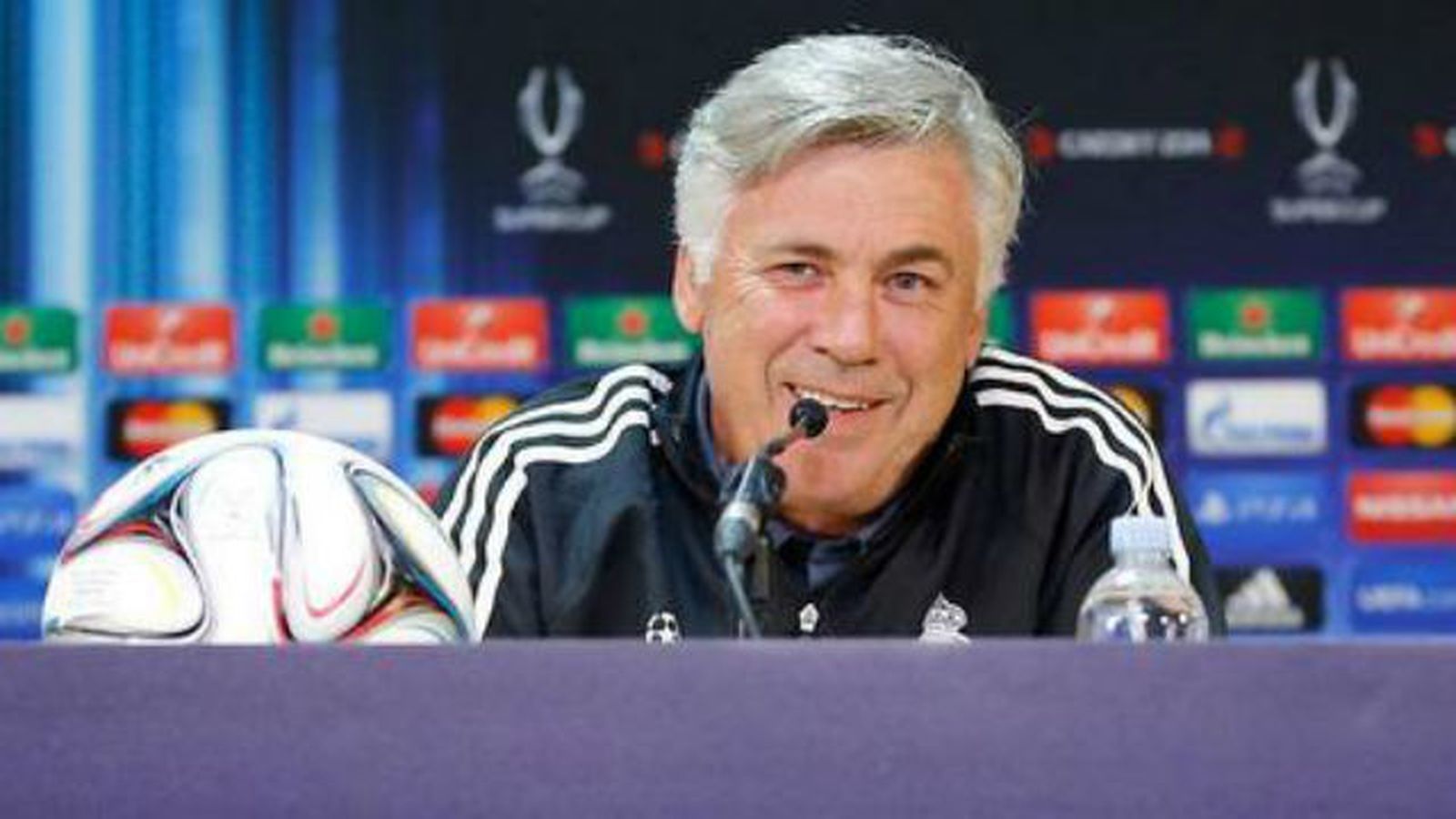 Carlo Ancelotti, entrenador del Real Madrid