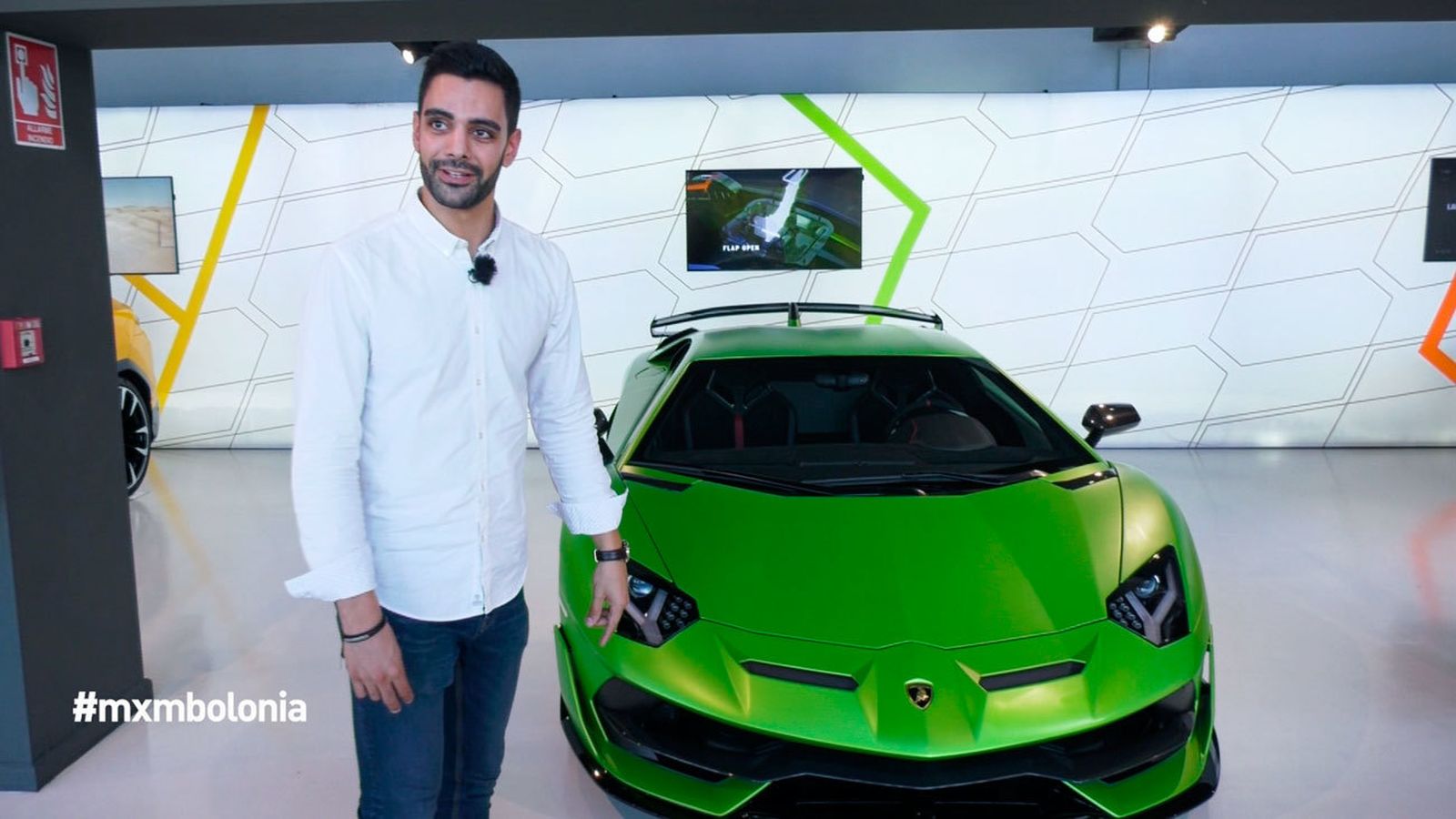 Conducir un Lamborghini, toda una experiencia para este madrileño de Bolonia