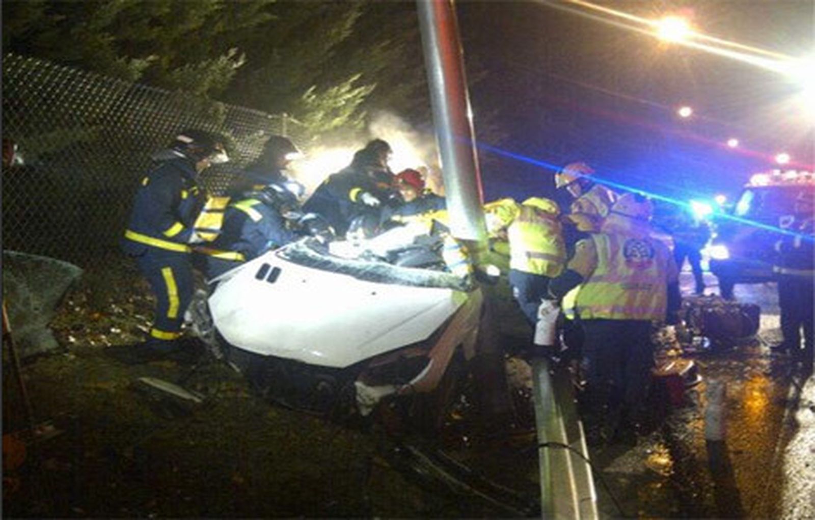 Accidente en Madrid