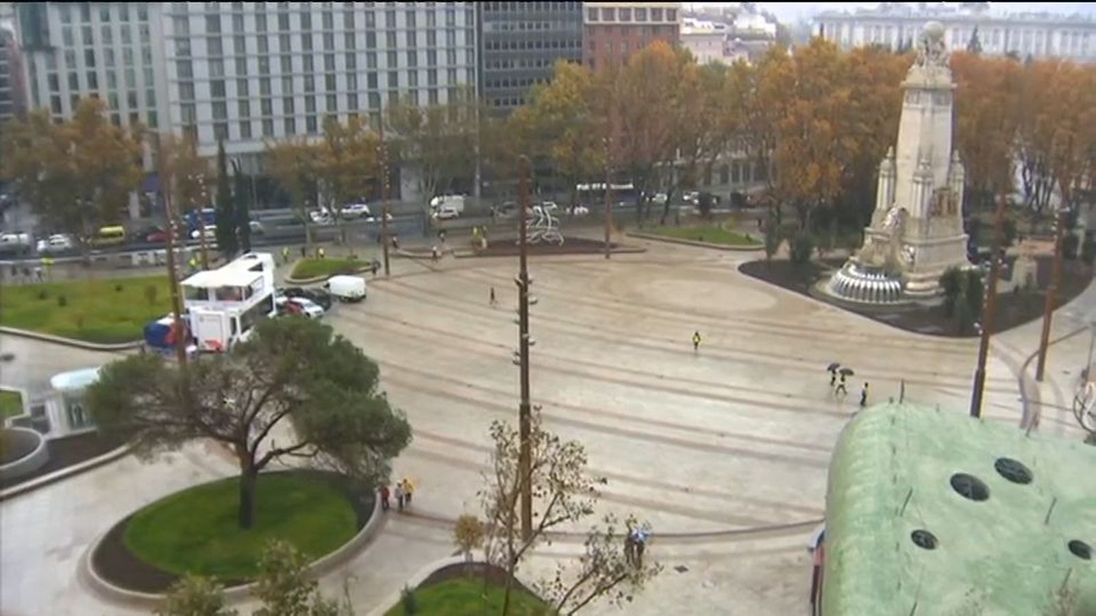 Hablan los arquitectos: Con la nueva Plaza de España "aflora una superficie en Madrid sólo para el peatón"