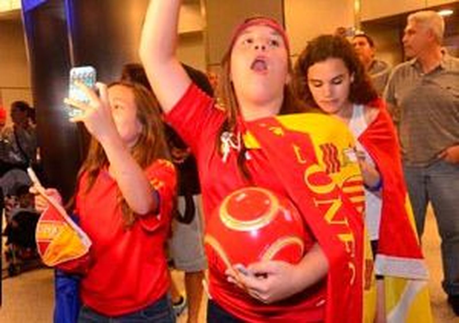 La selección española ya está en Miami