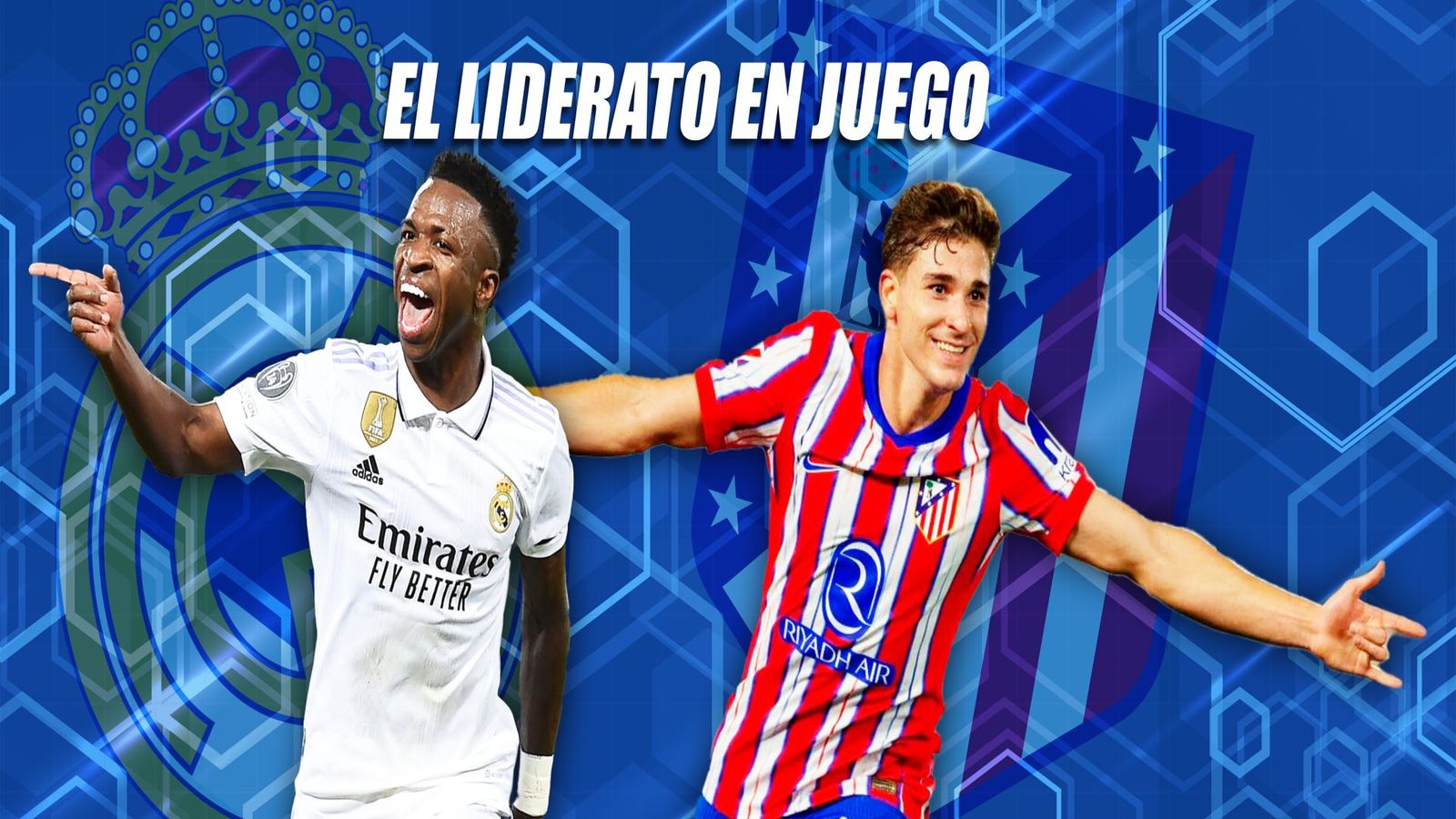 Vinicius y Julián Alvarez