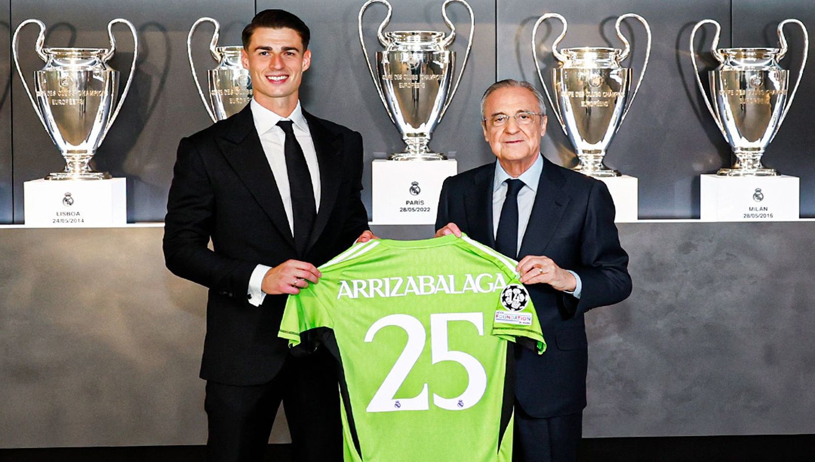 Kepa: "Deseo hacer la leyenda del Real Madrid aún más grande"