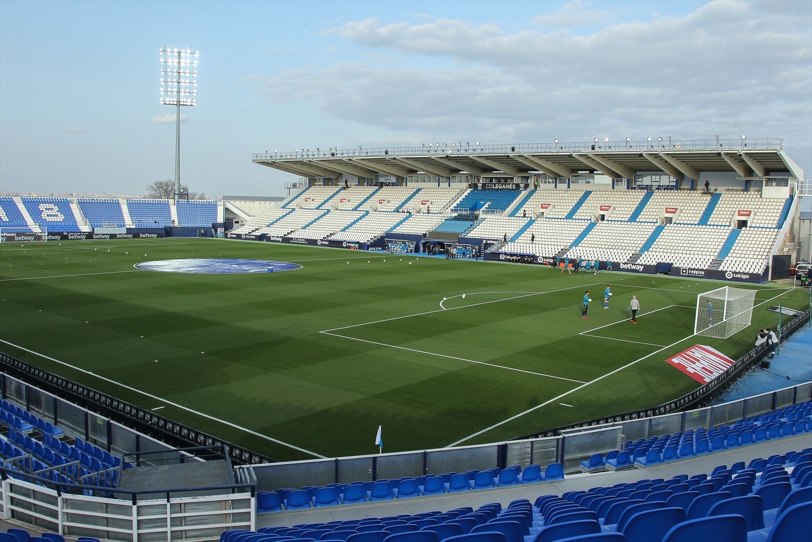 Estadio Municipal de Municipal, en Leganés