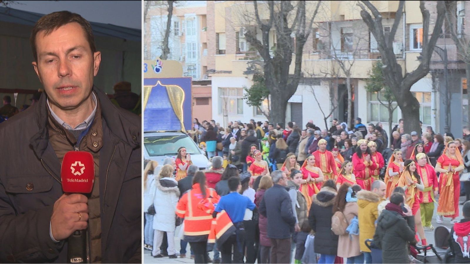 Desfile de murgas carnavaleras en Getafe