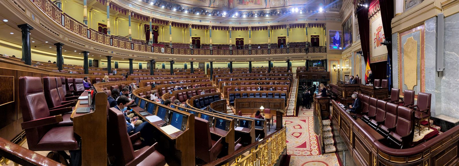 Vista general del Congreso de los Diputados