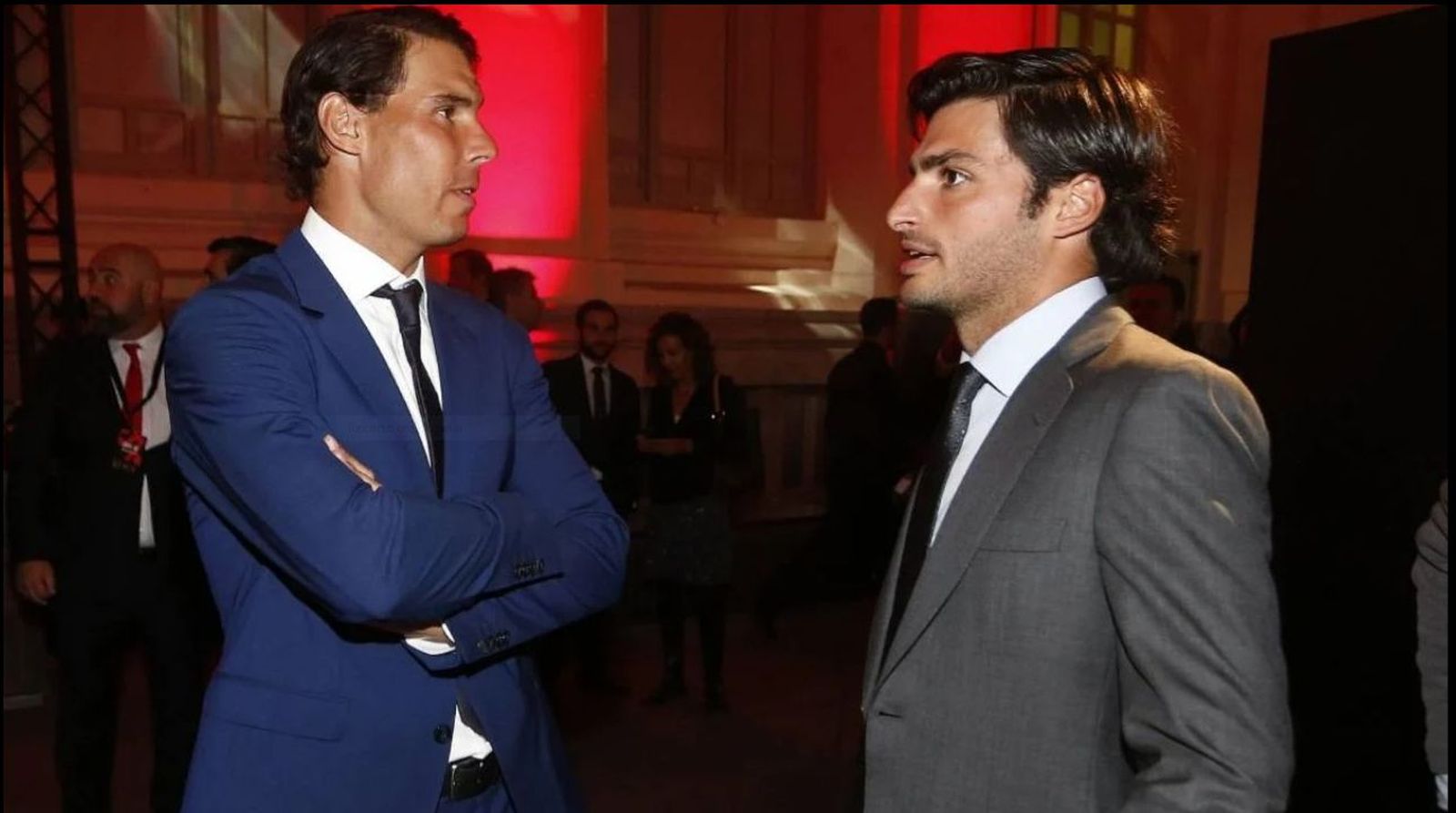 Rafa Nadal y Carlos Sainz