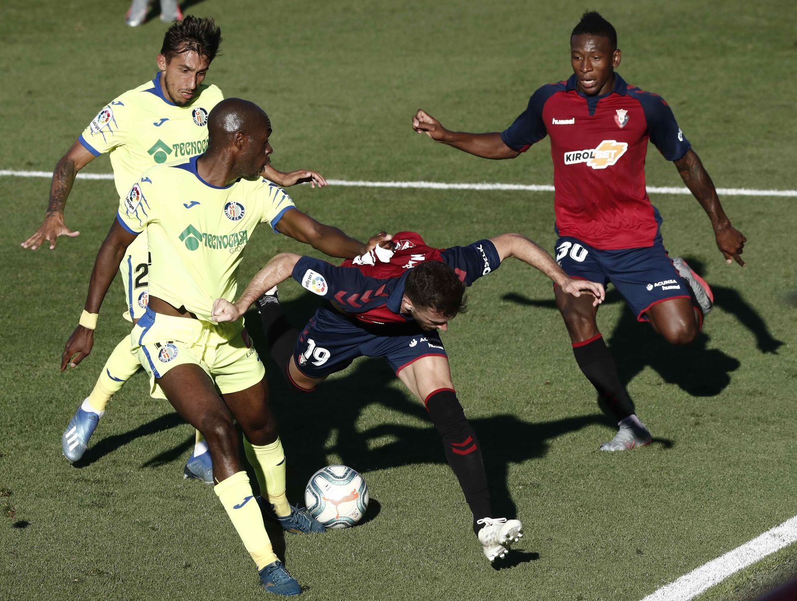 0-0. Osasuna y Getafe empatan en un mal partido