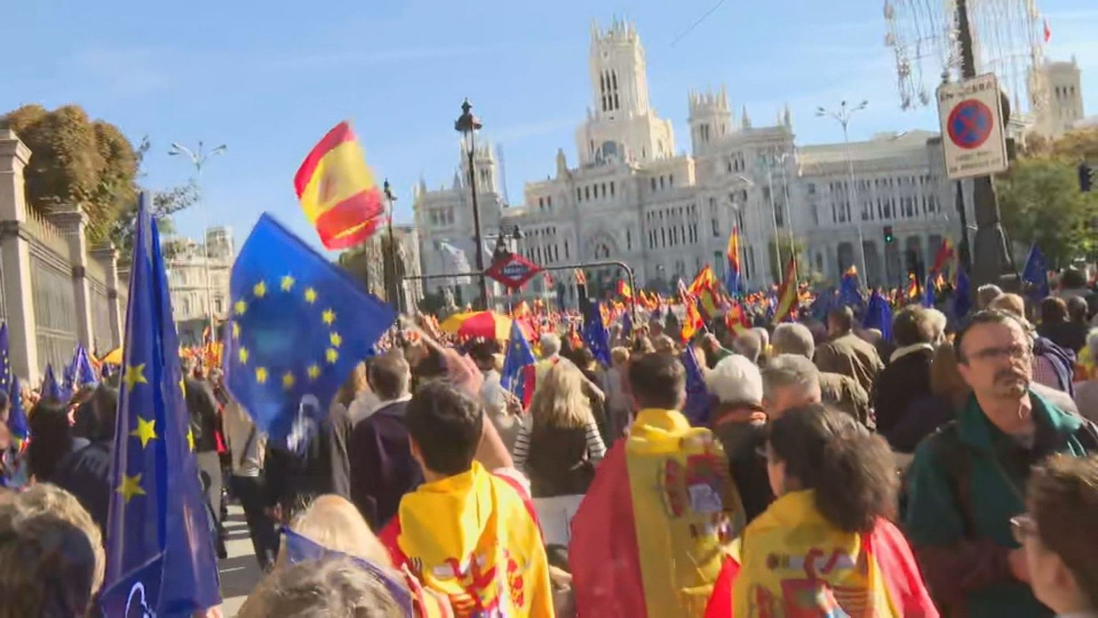 Convocadas este fin de semana manifestaciones en Madrid y Barcelona contra la amnistía