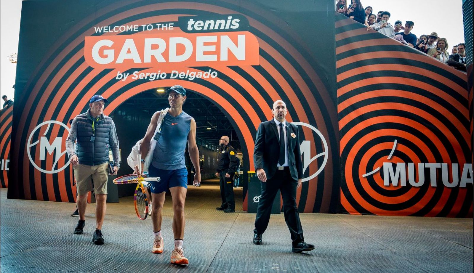 Nadal y Alcaraz prueban ya la tierra de la Caja Mágica