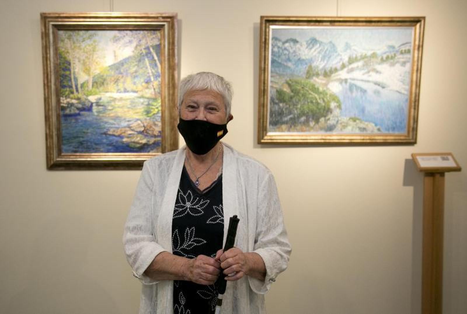 Cristina Gutiérrez Lafuerza, en la exposición