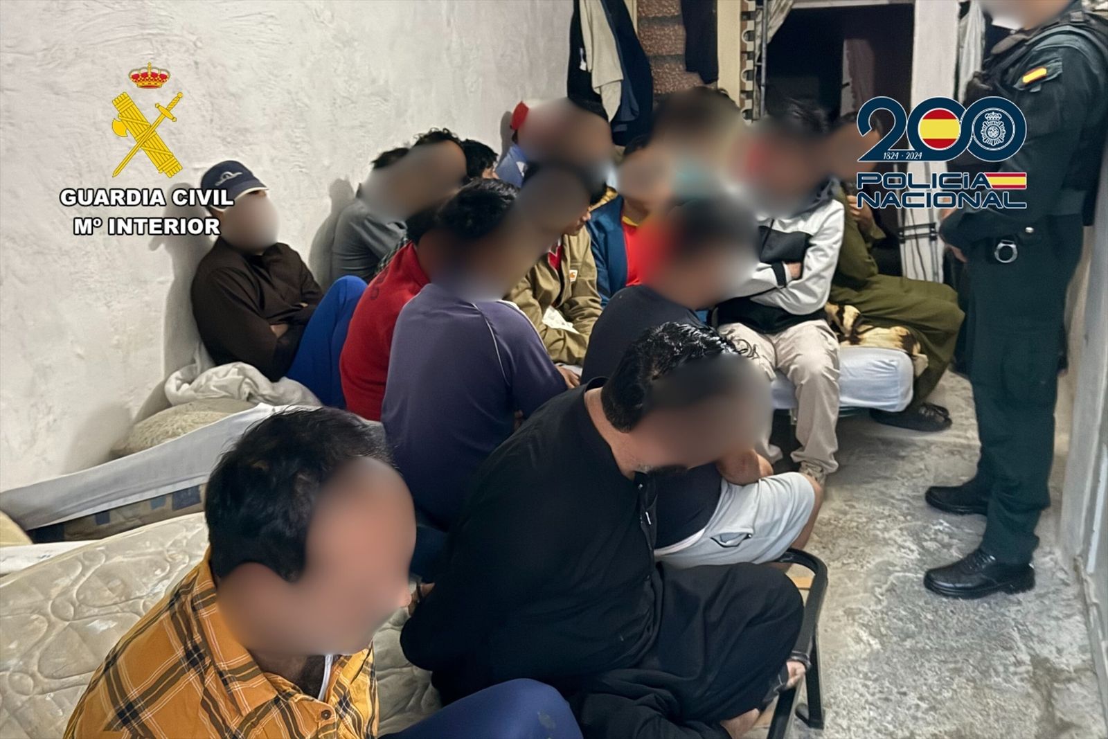Operación conjunta de Policía Nacional y Guardia Civil  contra la explotación laboral
