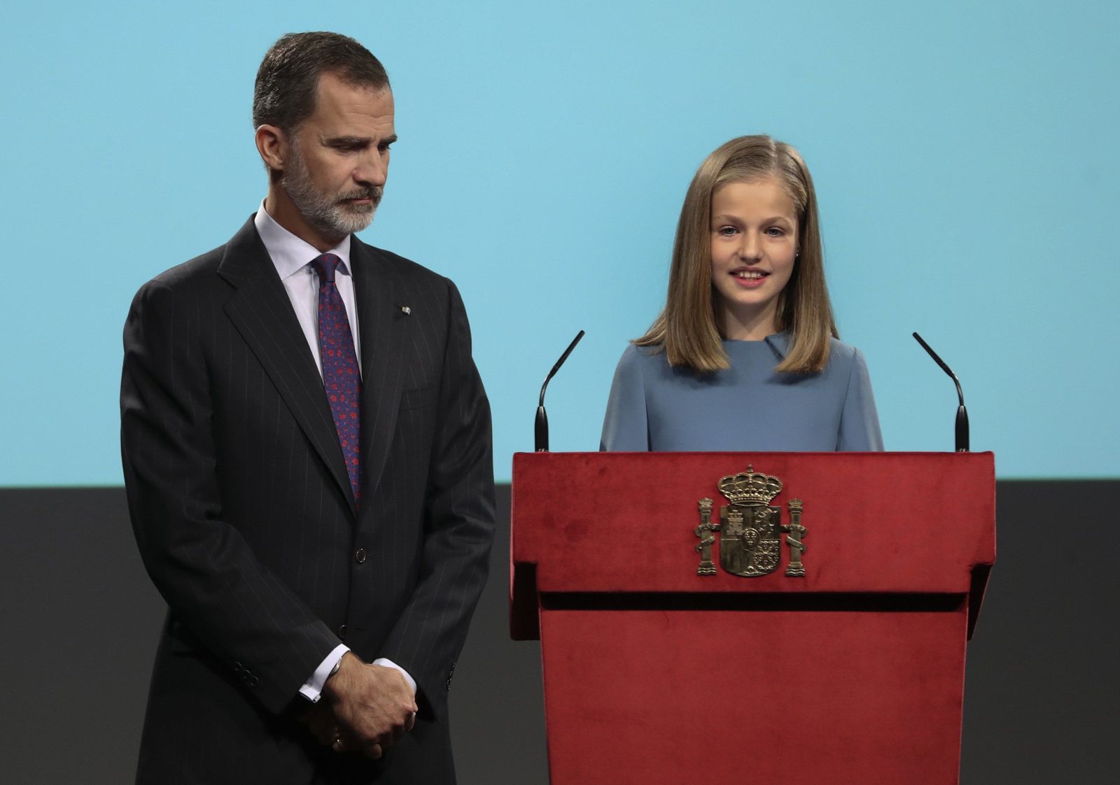Primeras palabras de la princesa Leonor: "España es una Monarquía parlamentaria"
