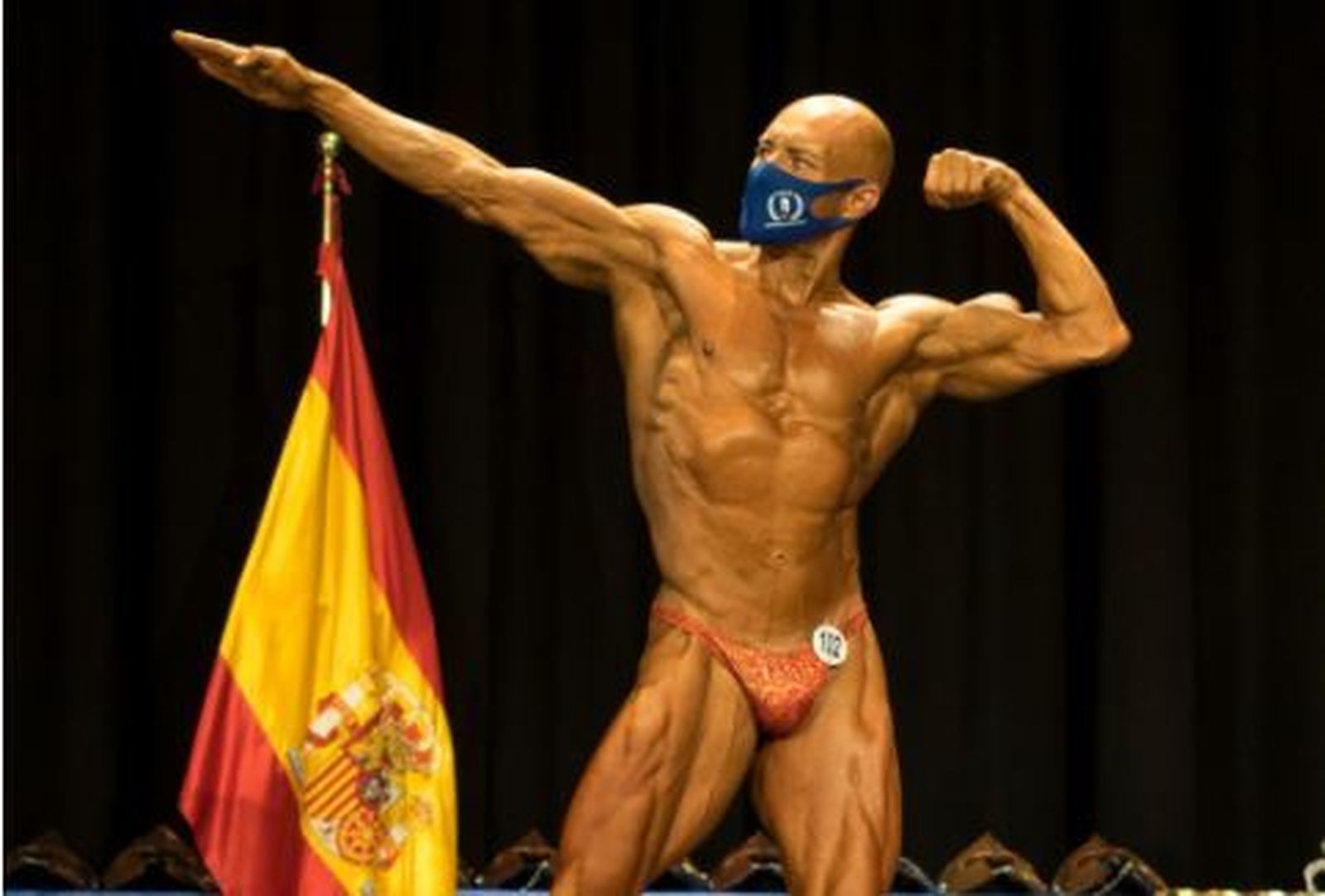 El tricampeón de España de Culturismo Natural, Carlos Campo