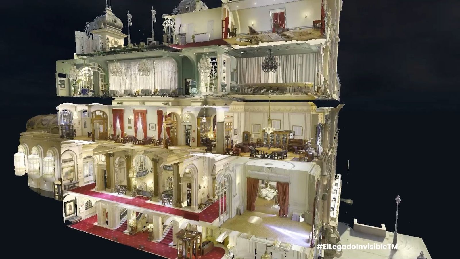 El Casino de Madrid: sala de esgrima, gimnasio, salones, pero nada relacionado con el juego