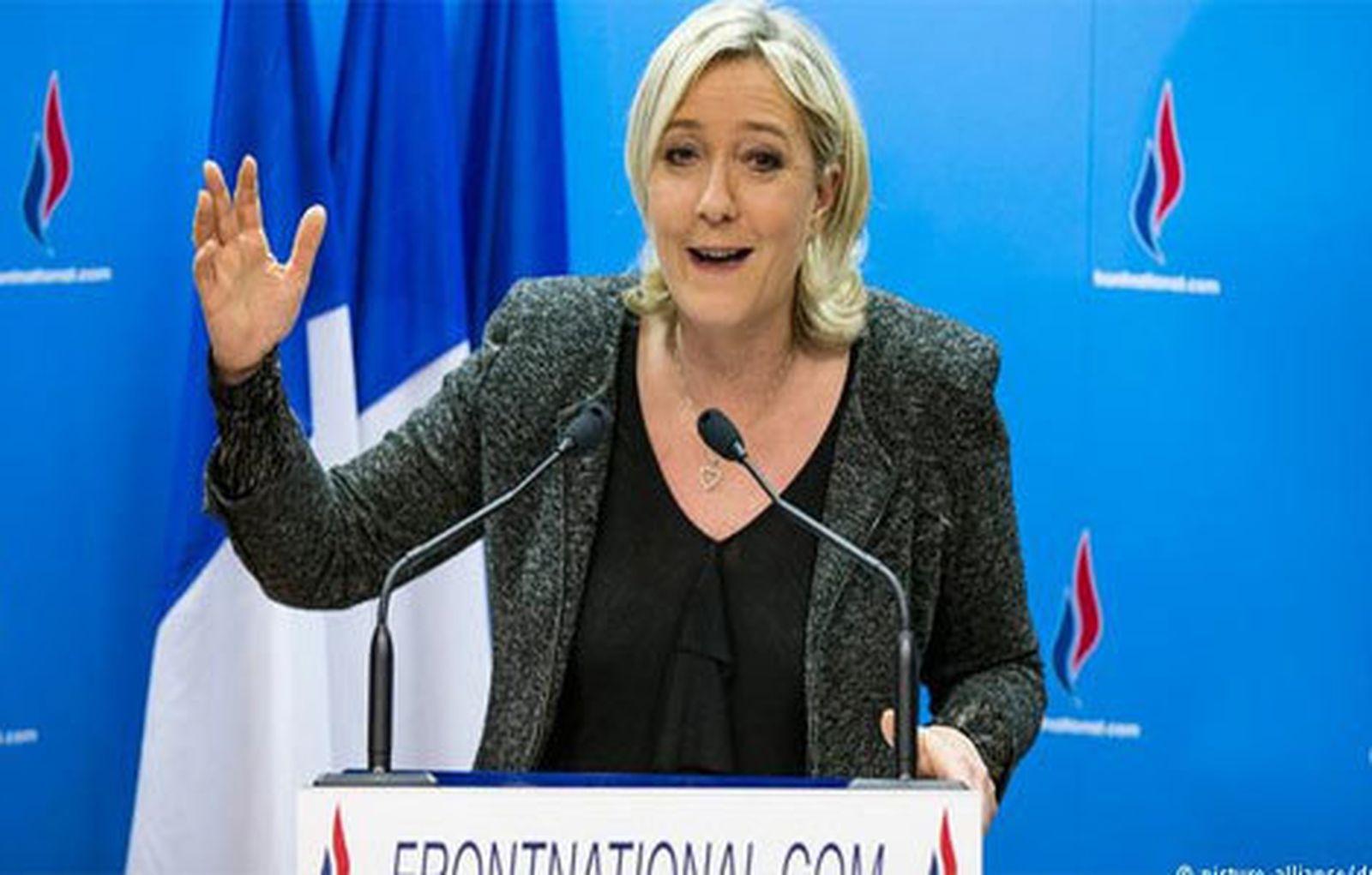 La presidenta del Frente Nacional (FN), Marine Le Pen