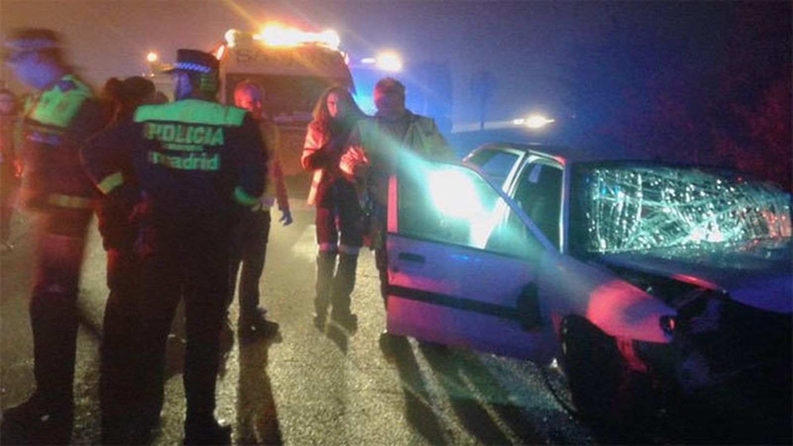 Accidente en la M-40
