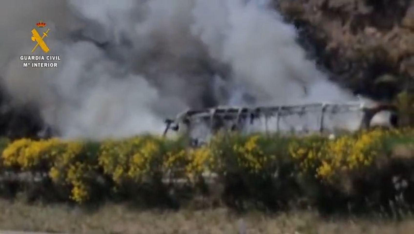 bus incendiado Navarra