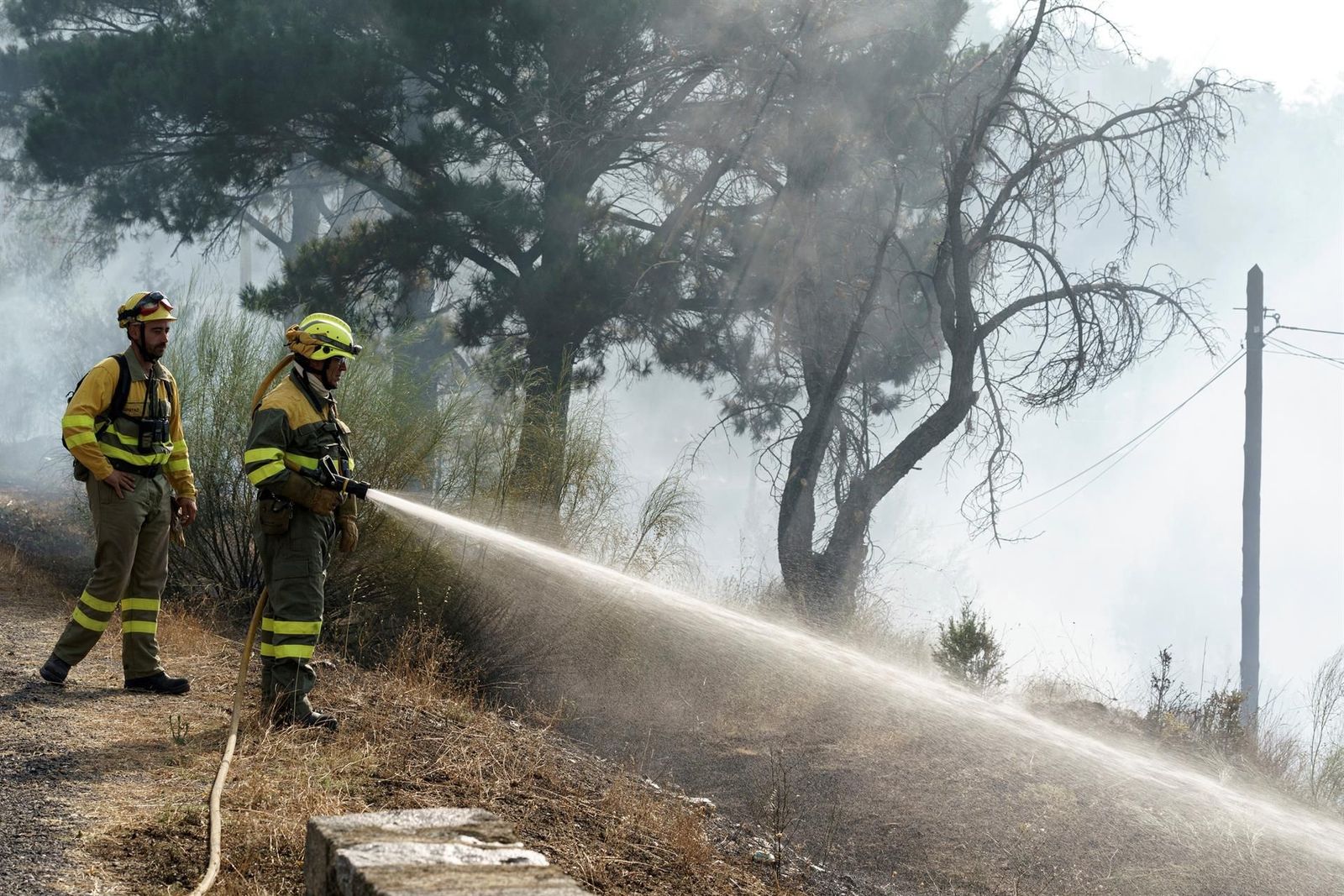 La Junta mantiene en nivel 2 el fuego de El Tiemblo  (Ávila) con varios puntos calientes y reproducciones