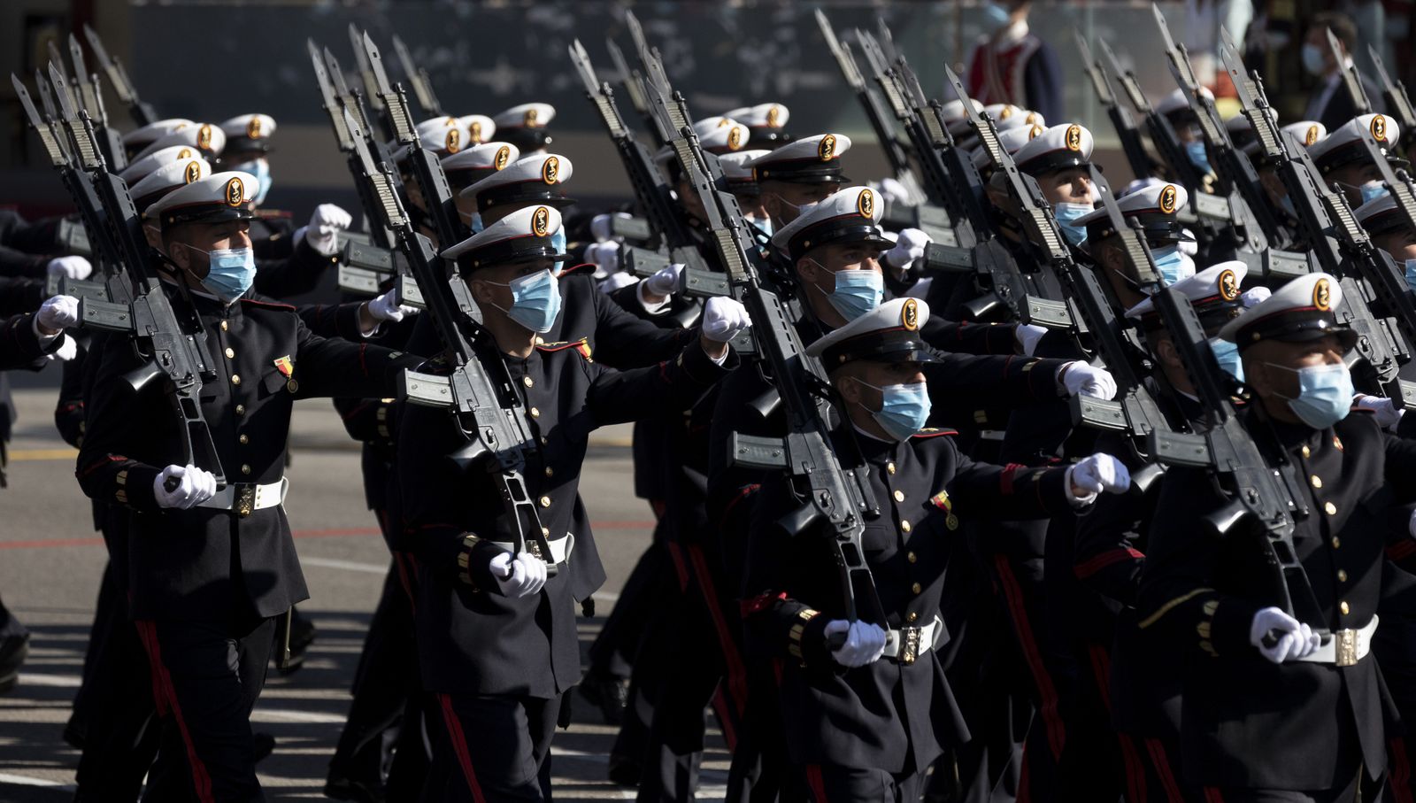 Desfile militar del 12 de octubre el año pasado
