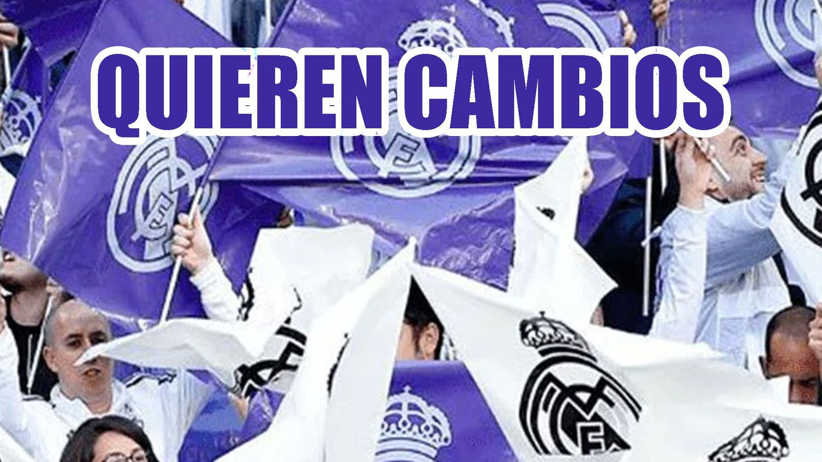 El madridismo quiere cambios