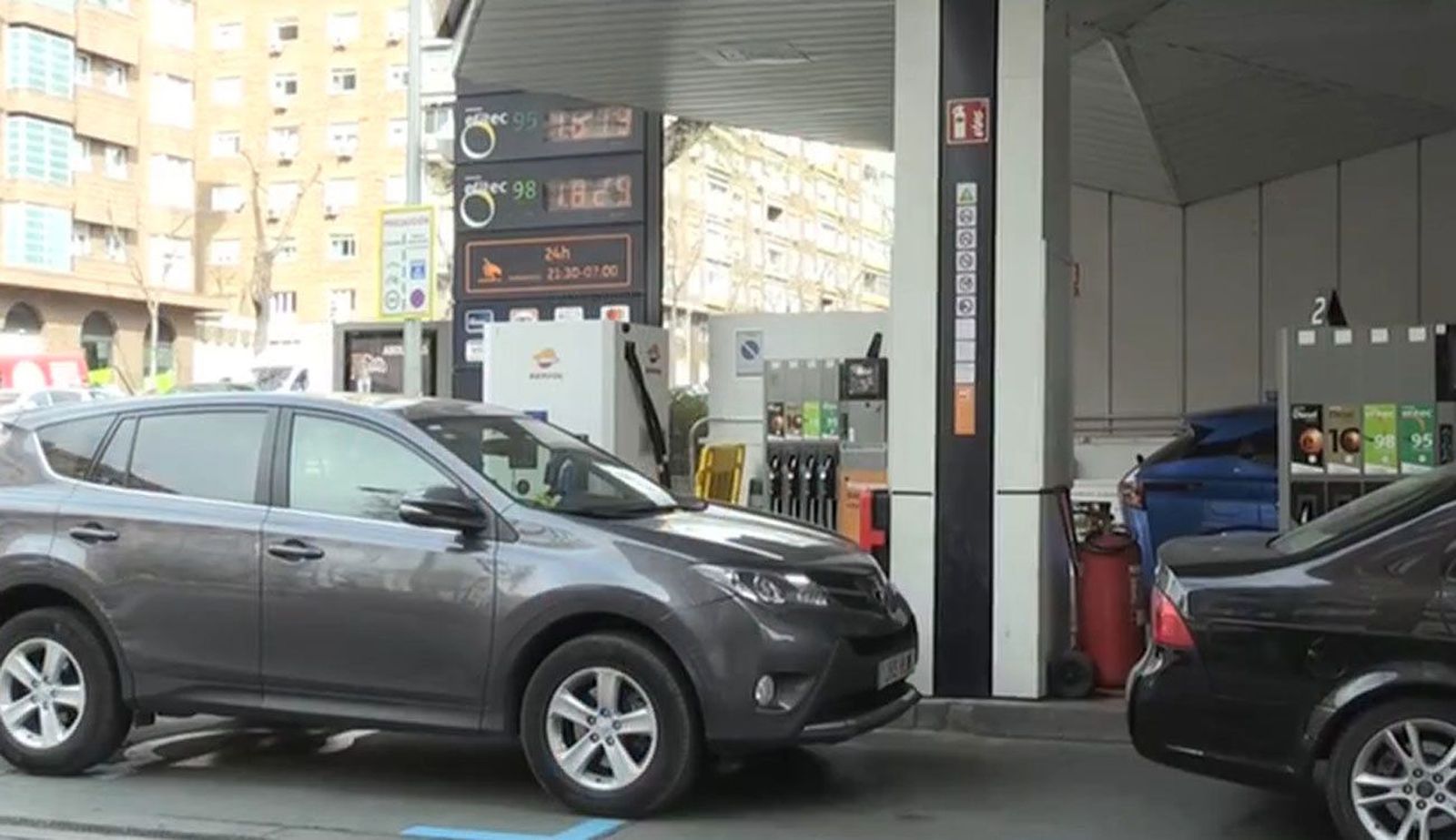 El precio medio del diésel en España supera por primera vez al de la UE