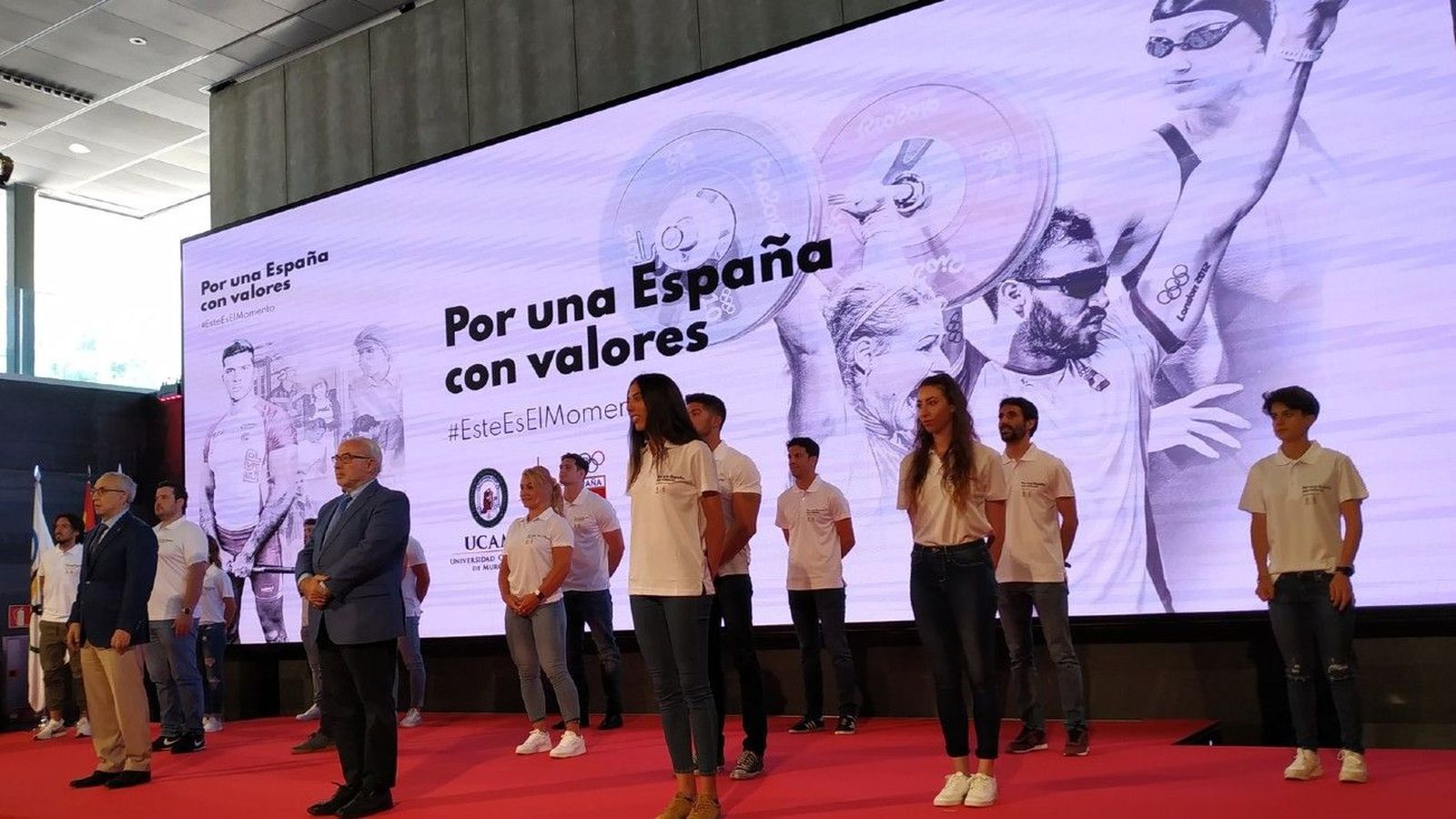 Belmonte, Valentín y Craviotto, unidos 'Por una España con valores'