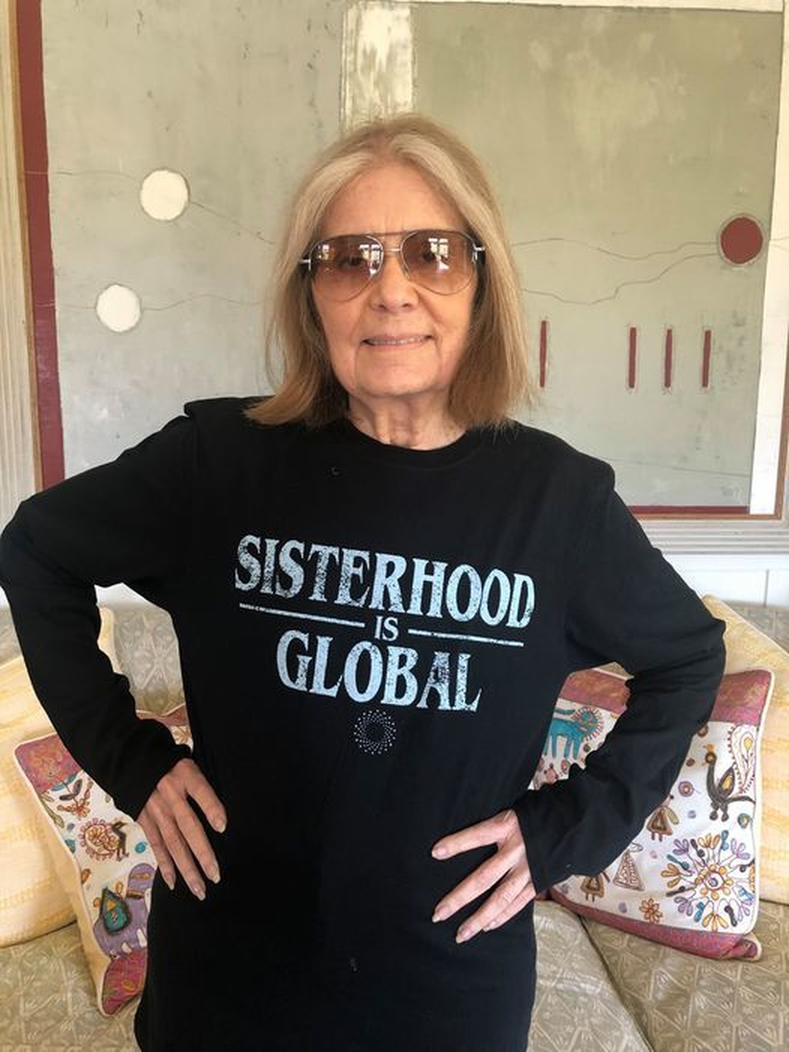 Gloria Steinem en una foto reciente