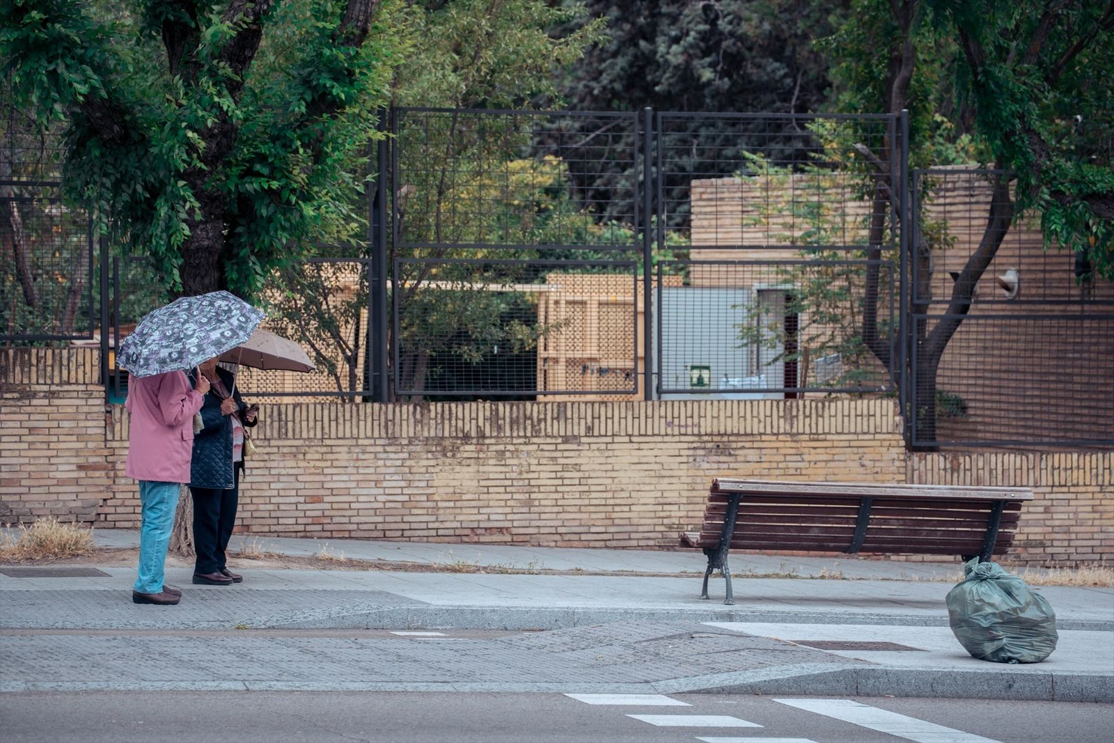 Lluvias y tormentas en Madrid