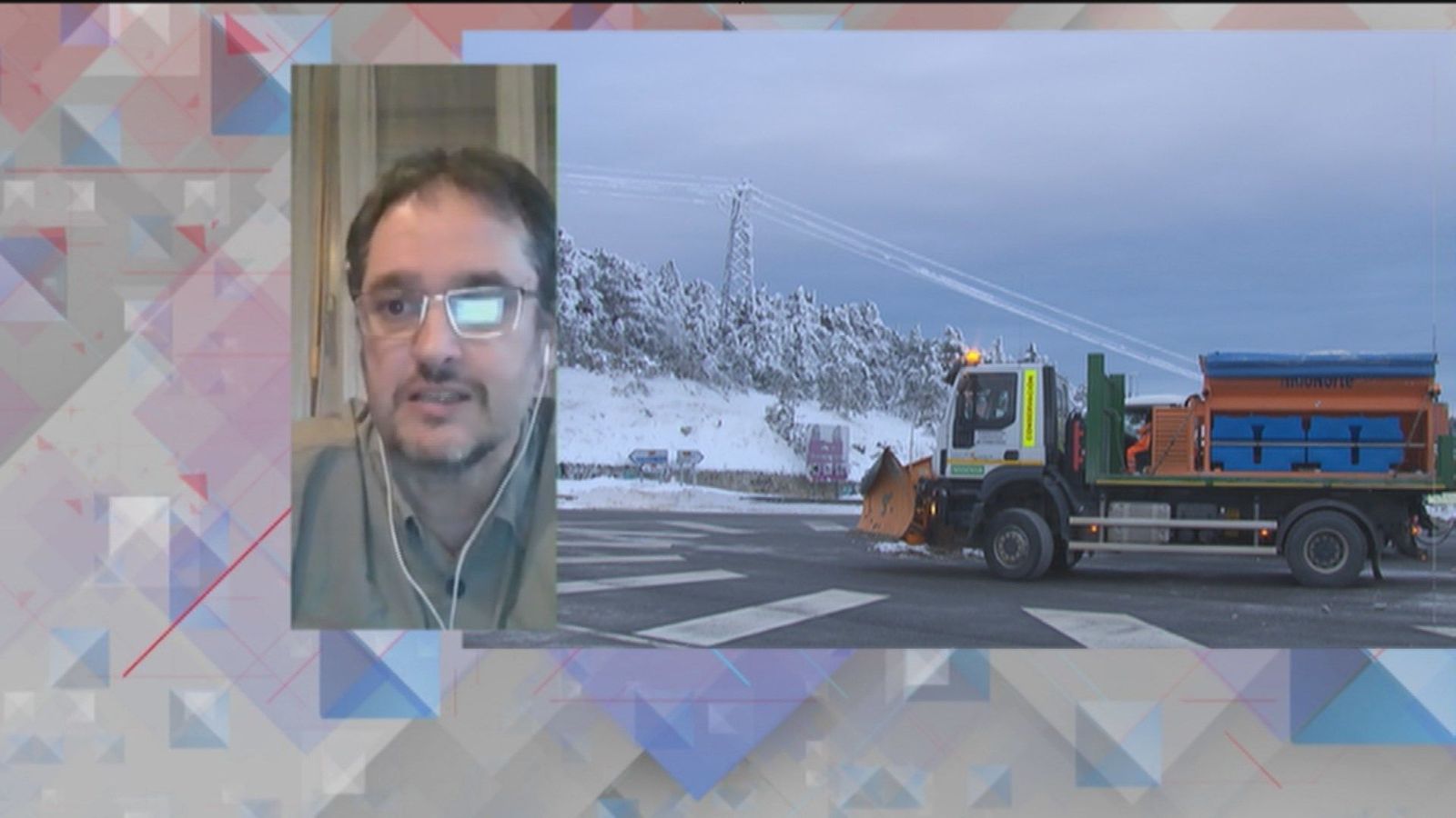 Cayetano Torres, de Aemet: "El episodio de nieve más importante en Madrid llegará a partir del viernes"
