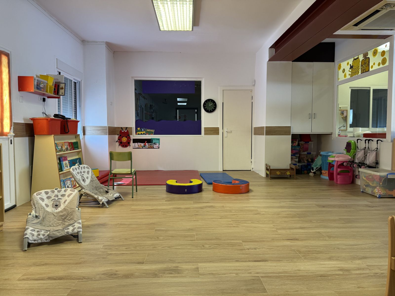 Interior de la Casita de Niños 'Los Huertos', en Orusco de Tajuña
