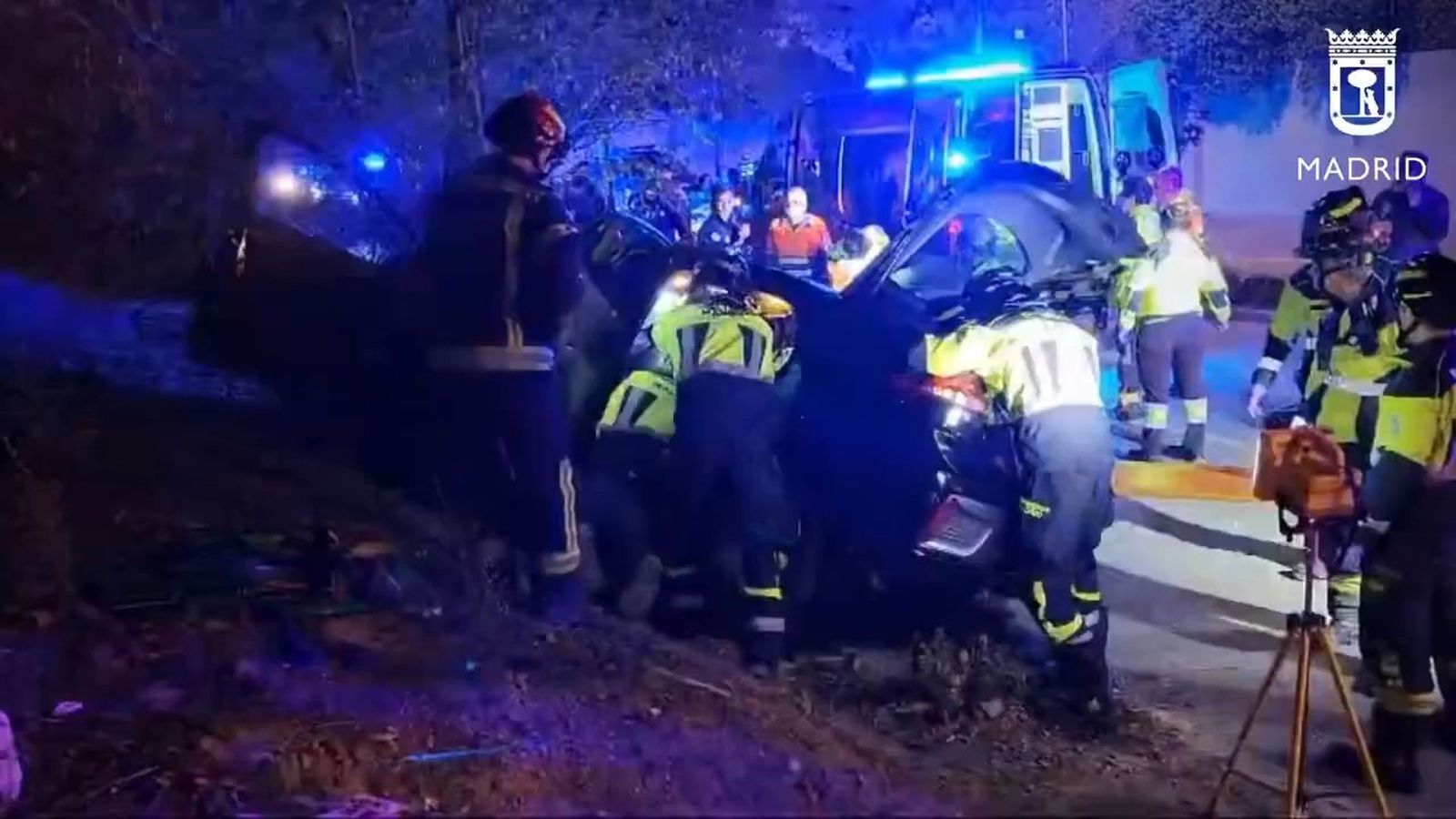 Accidente de tráfico en Embajadores