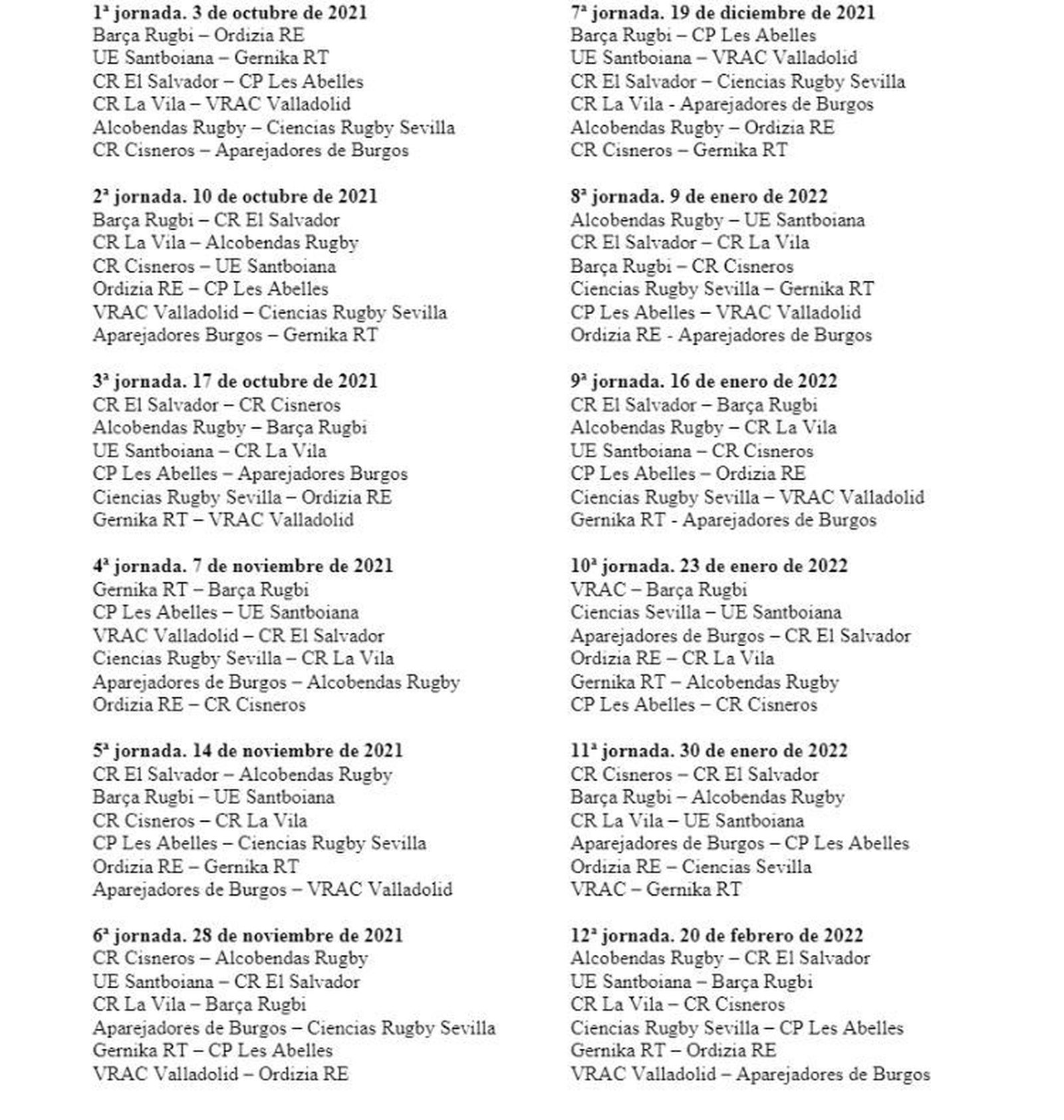 Calendario