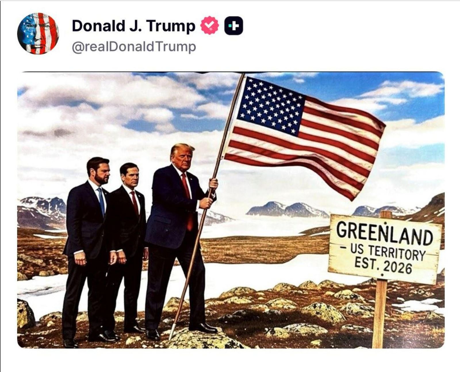Trump publica una imagen creada con IA