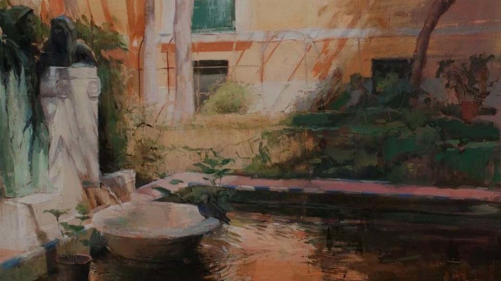 Un día en casa de Sorolla - Cuadro de Irene Cuadrado