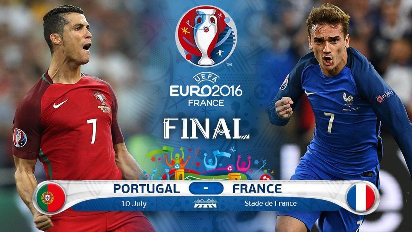 Cristiano amenaza a la Francia de Griezmann