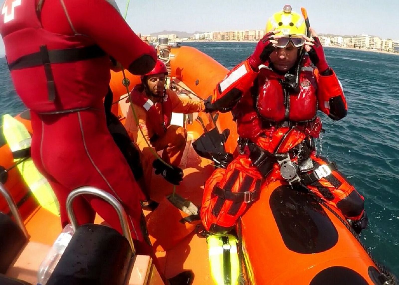 Un equipo de Salvamento Marítimo