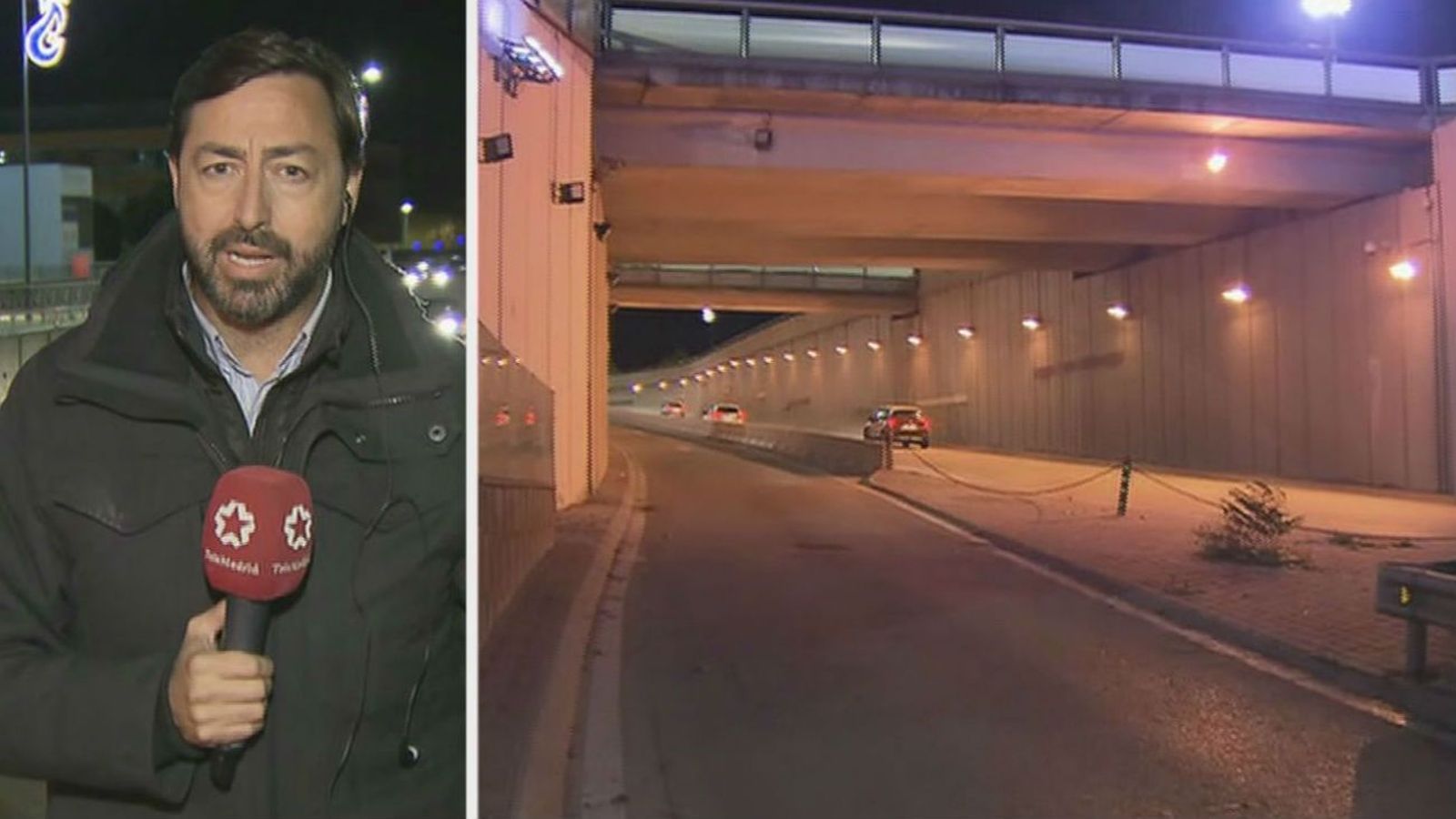 Rivas mejora la iluminación del túnel de acceso a la A-3 con cortes en la vía este lunes