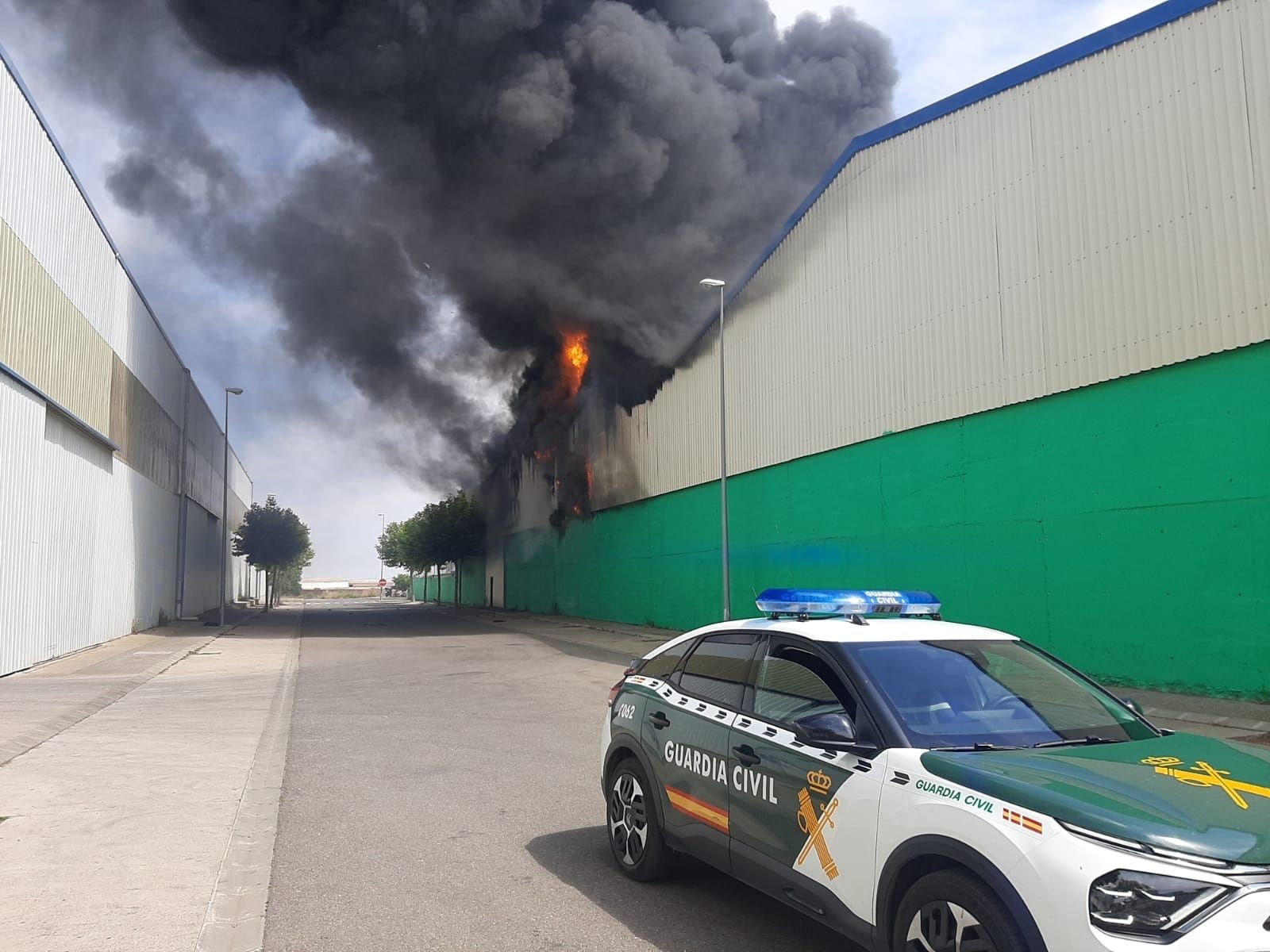Incendio en Cintruénigo