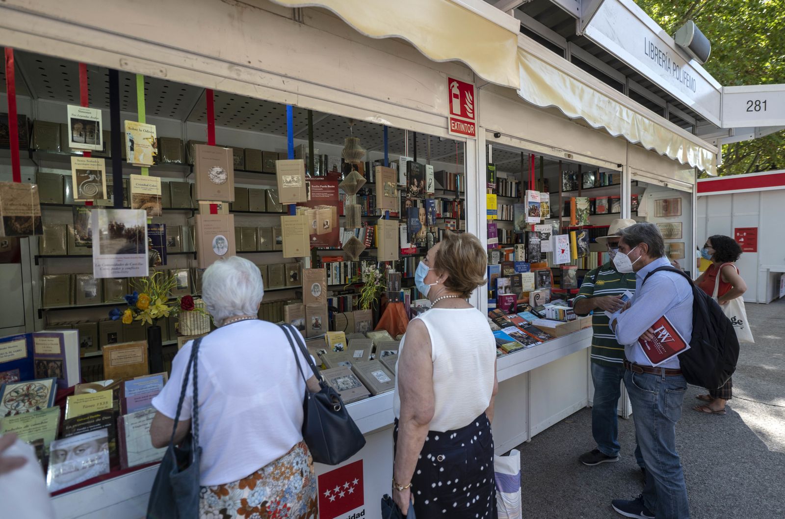 Visitantes de la Feria del Libro